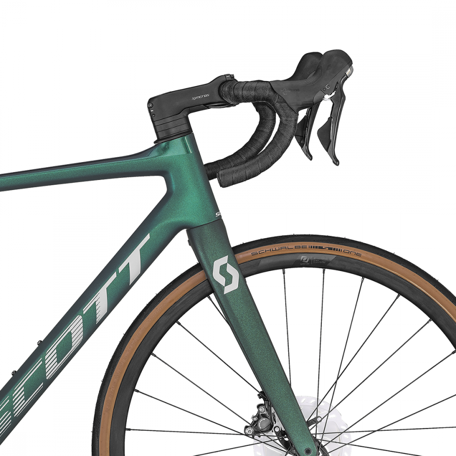 Ride in Style with the SCOTT Addict 20 Bike in Prism Green