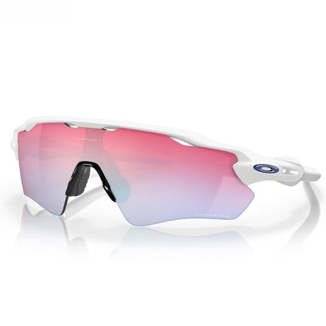OAKLEY RADAR EV PATH POLISHED WHITE PRIZM SNOW SAPPHIRE SUNGLASSES