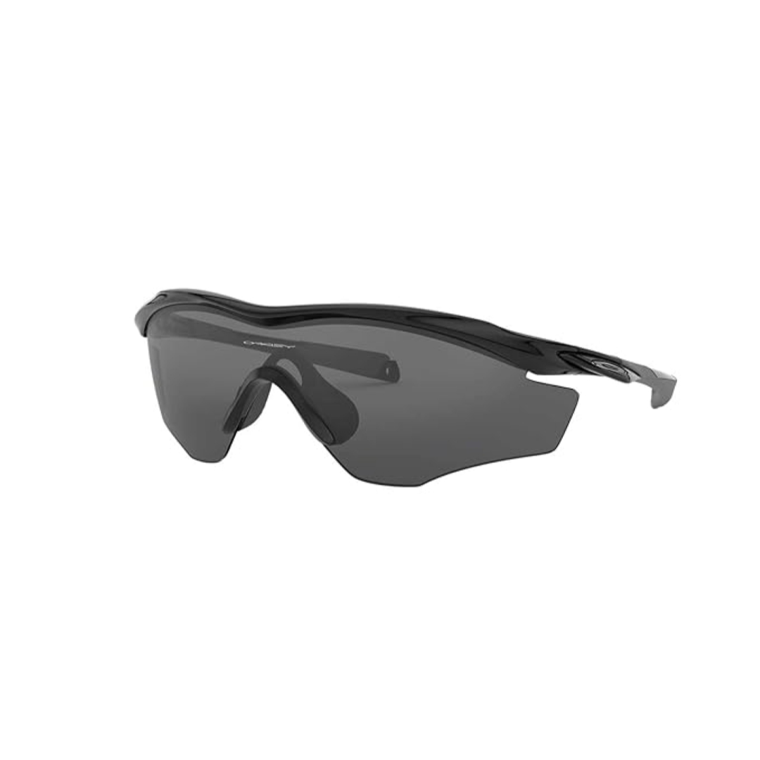OAKLEY M2 FRAME XL POLISHED BLACK GREY SUNGLASSES