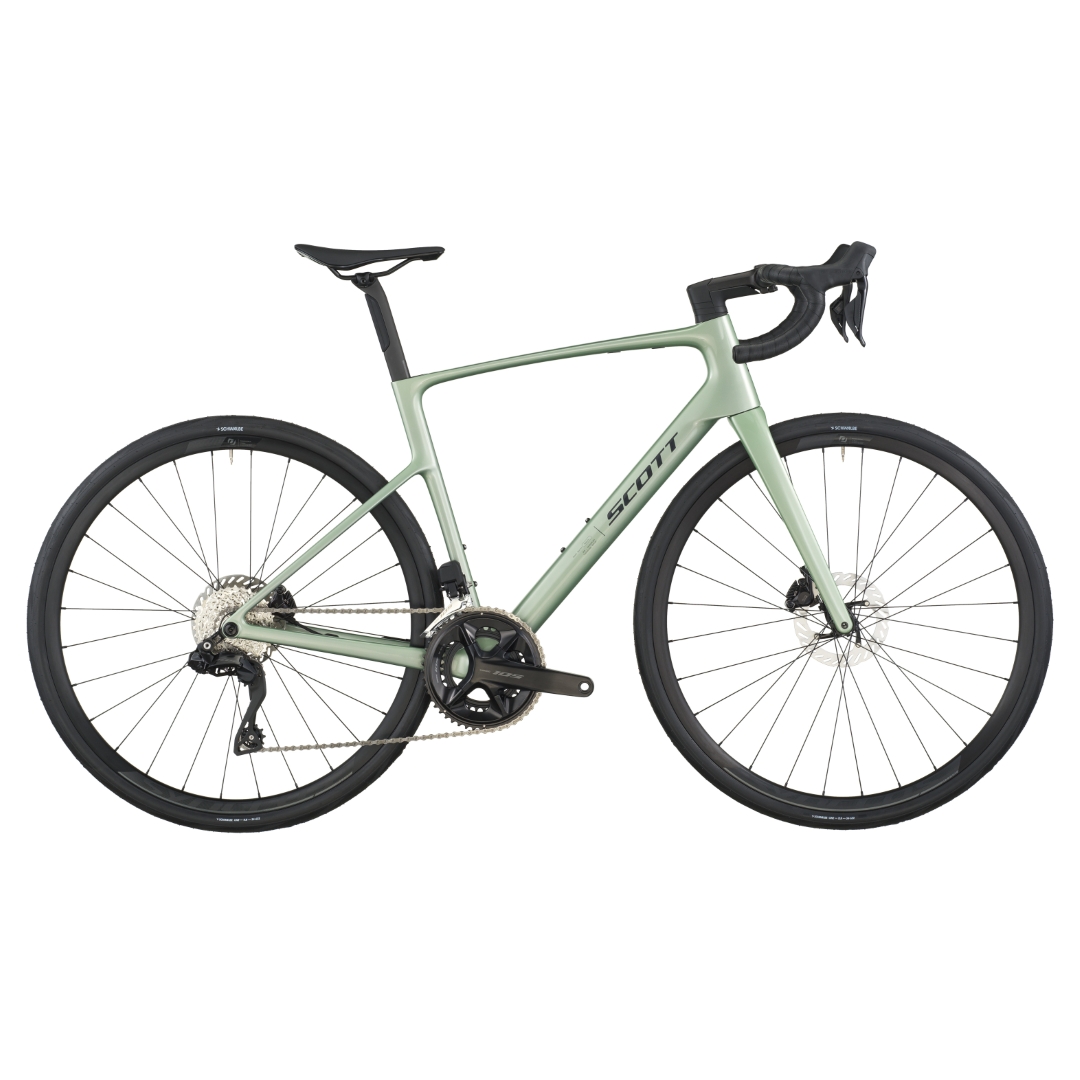 SCOTT ADDICT 40 RESEDA GREEN LIGHTWEIGHT AND ENDURANCE ROAD BIKE