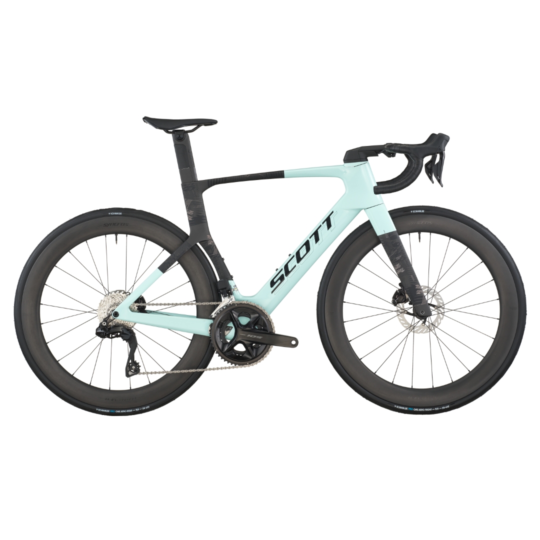 SCOTT FOIL RC 20 GELATO BLUE/CARBON BLACK AERO LIGHTWEIGHT ROAD BIKE