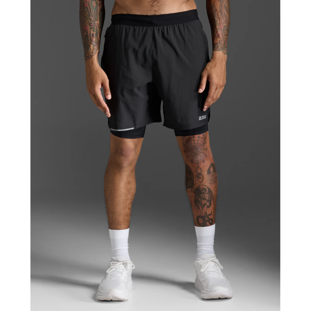 2XU AERO 2-IN-1 7 INCH MEN'S RUNNING SHORTS