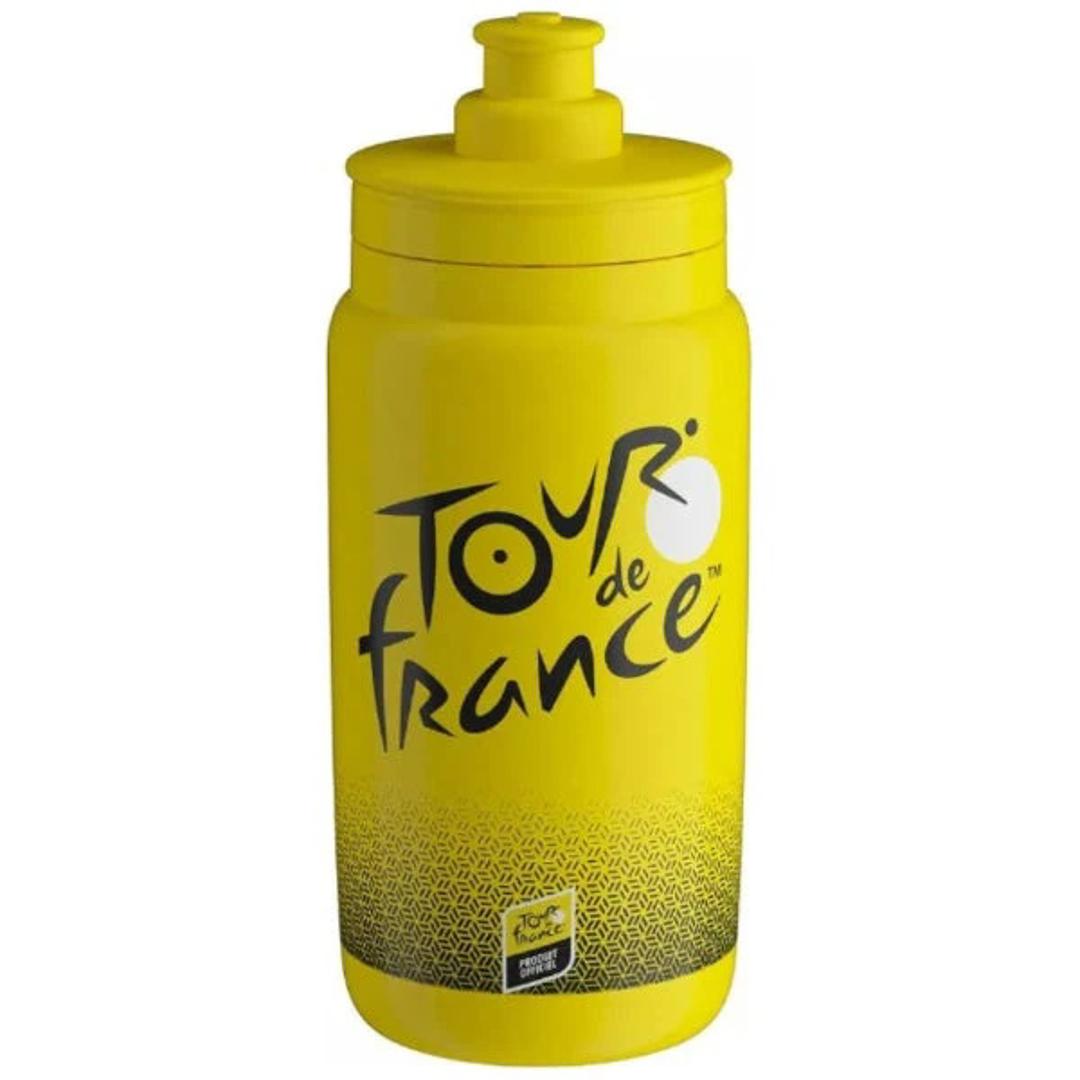 ELITE CYCLING WATER BOTTLE FLY 550ML TOUR DE FRANCE ICONIC YELLOW