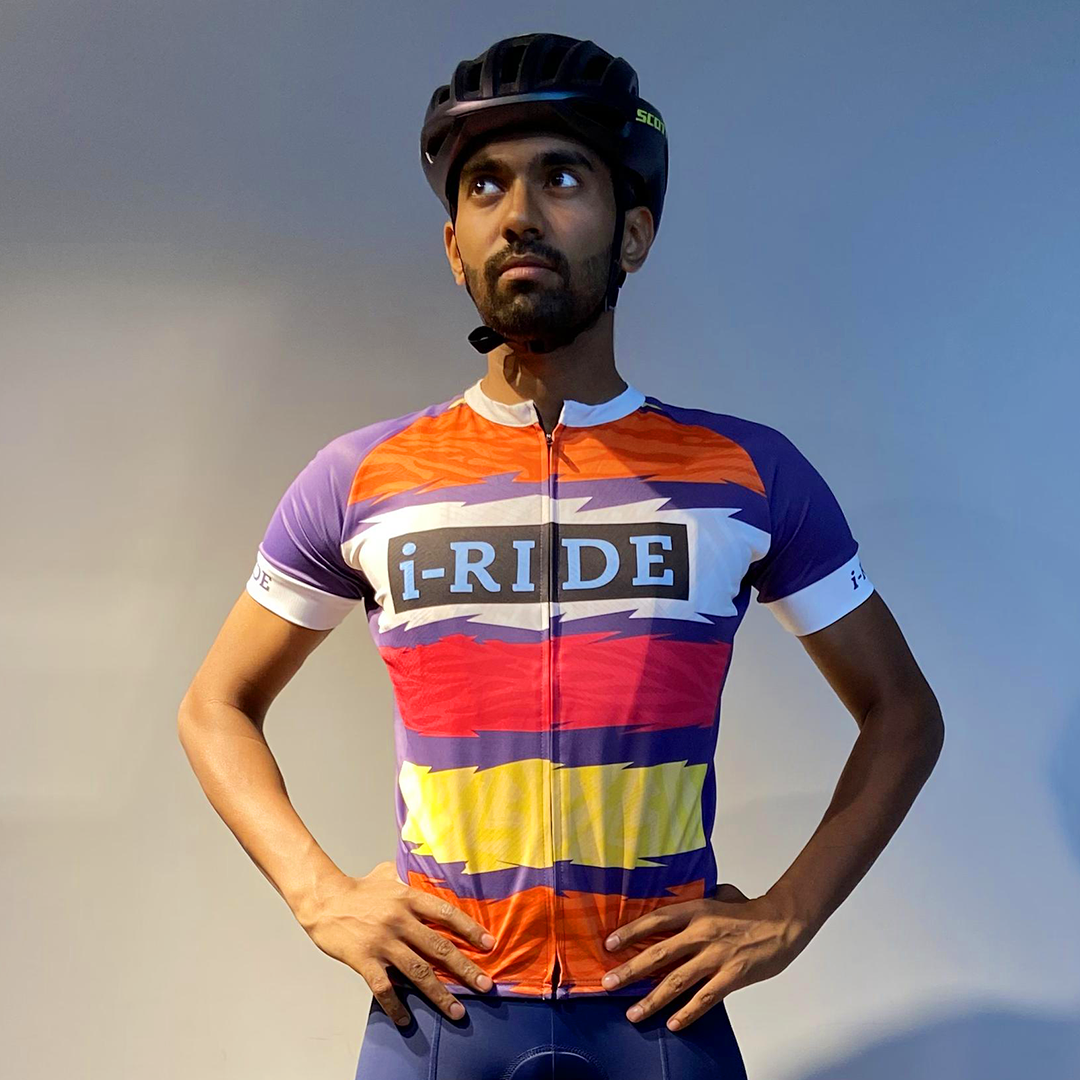IRIDE FAN CYCLING JERSEY PURPLE/WHITE