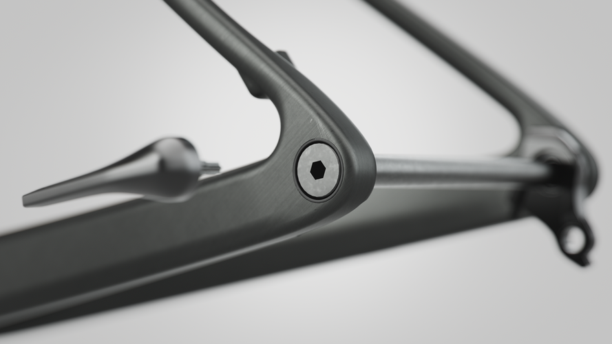 Scott scale carbon outlet frame